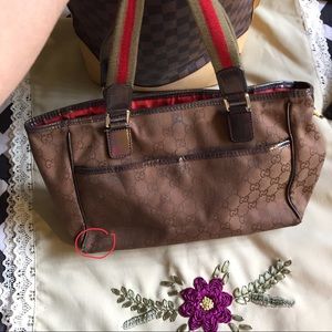 AUTHENTIC GUCCI MONOGRAM BAG